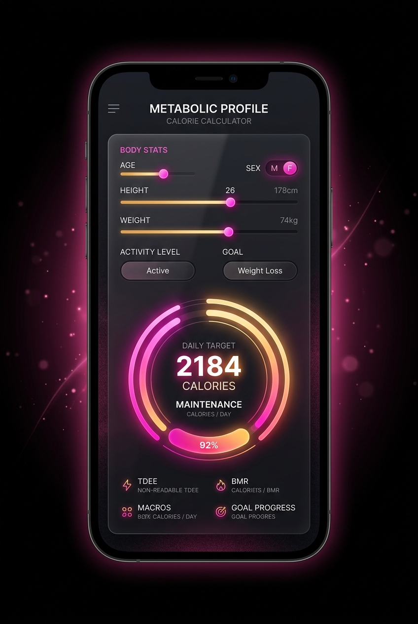 Calculateur de calories Body-Up